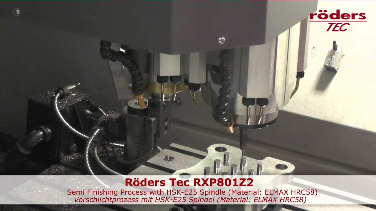 Röders RXP801Z2 HSC Fräsen Koordinatenschleifen / HSC Milling Grinding