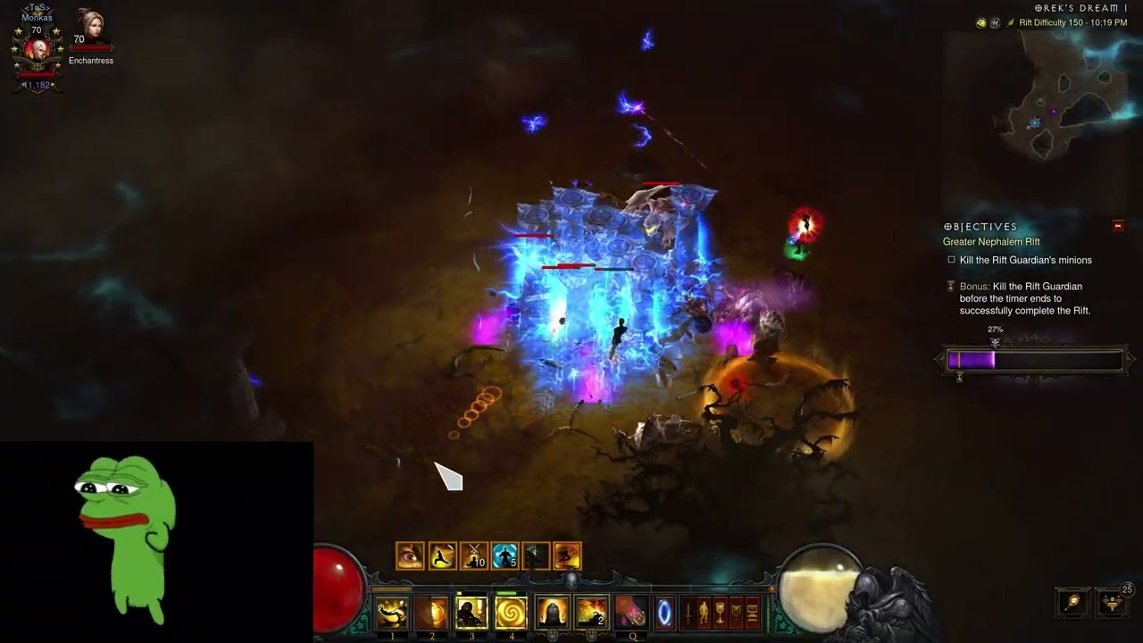 [ Diablo 3 ] S32 Rank 1 World Monk 2:46
