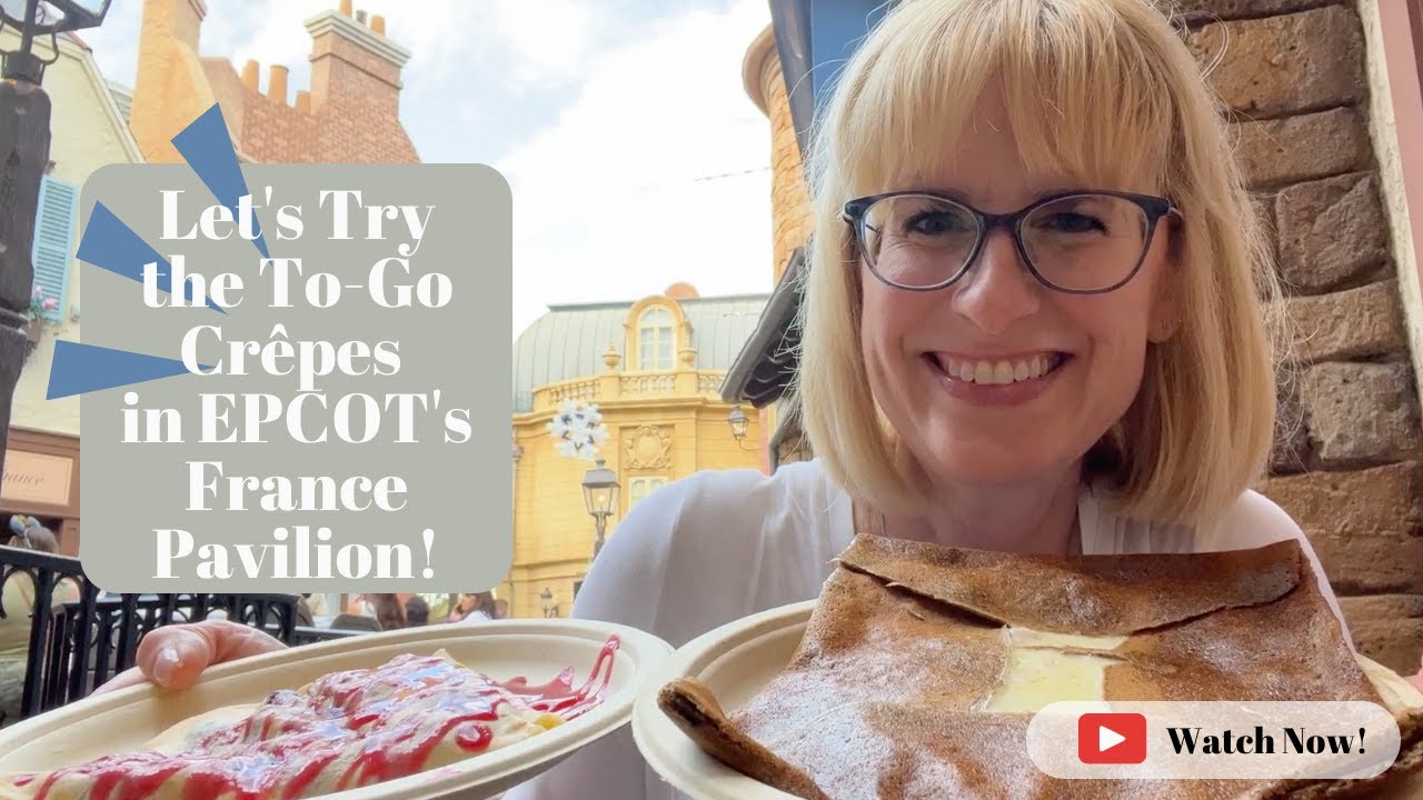 Let's Try the To-Go Crêpes in EPCOT's France Pavilion!  | Walt Disney World