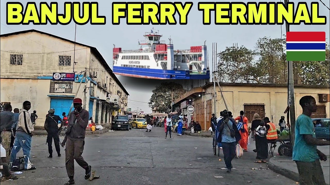 Banjul Ferry Terminal Drive | The Unique Capital City of Gambia | A Clean & Beautiful City Drive