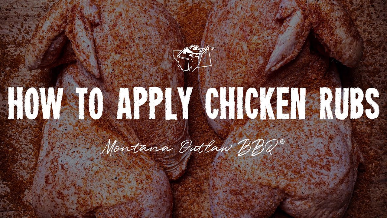 How To Apply Chicken Rub | Montanan Outlaw BBQ
