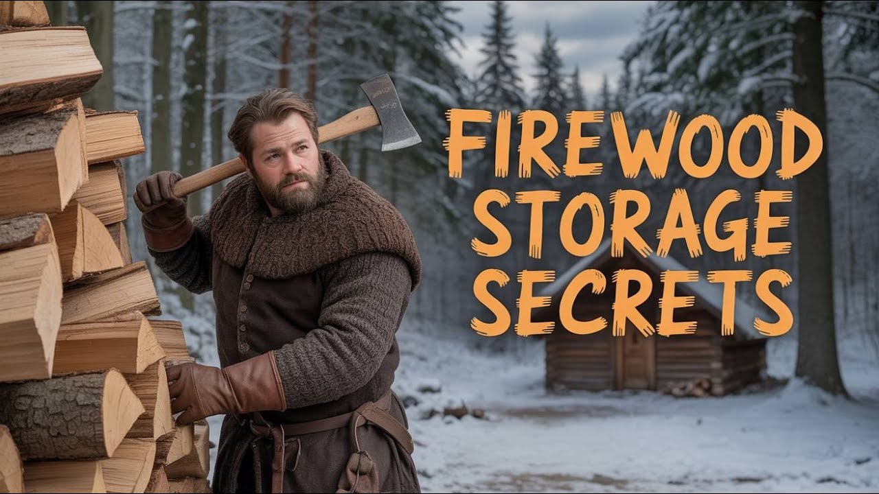 Medieval Firewood Mastery: How Ancients Stored Wood to Survive Brutal Winters