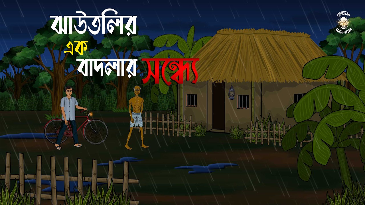 Jhautolir Ak Badlar Sondhe - Bhuter Cartoon | Haunted Old Village | Bhoutik Mayajal