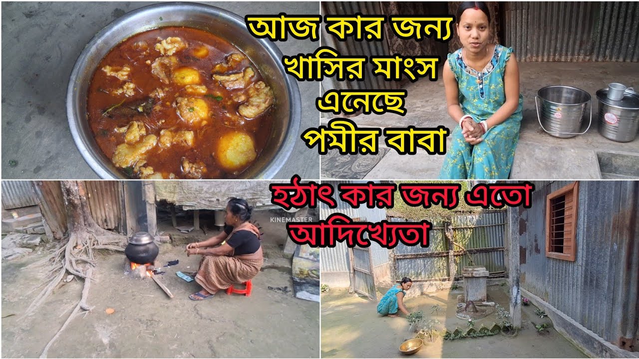 আমরা দুদিন বাড়িতে না থাকায়, শাশুড়ি মা আমাদের জন্য কি নিয়ে এসেছে ?আজ খাসির মাংস কার জন্য এনেছে ?