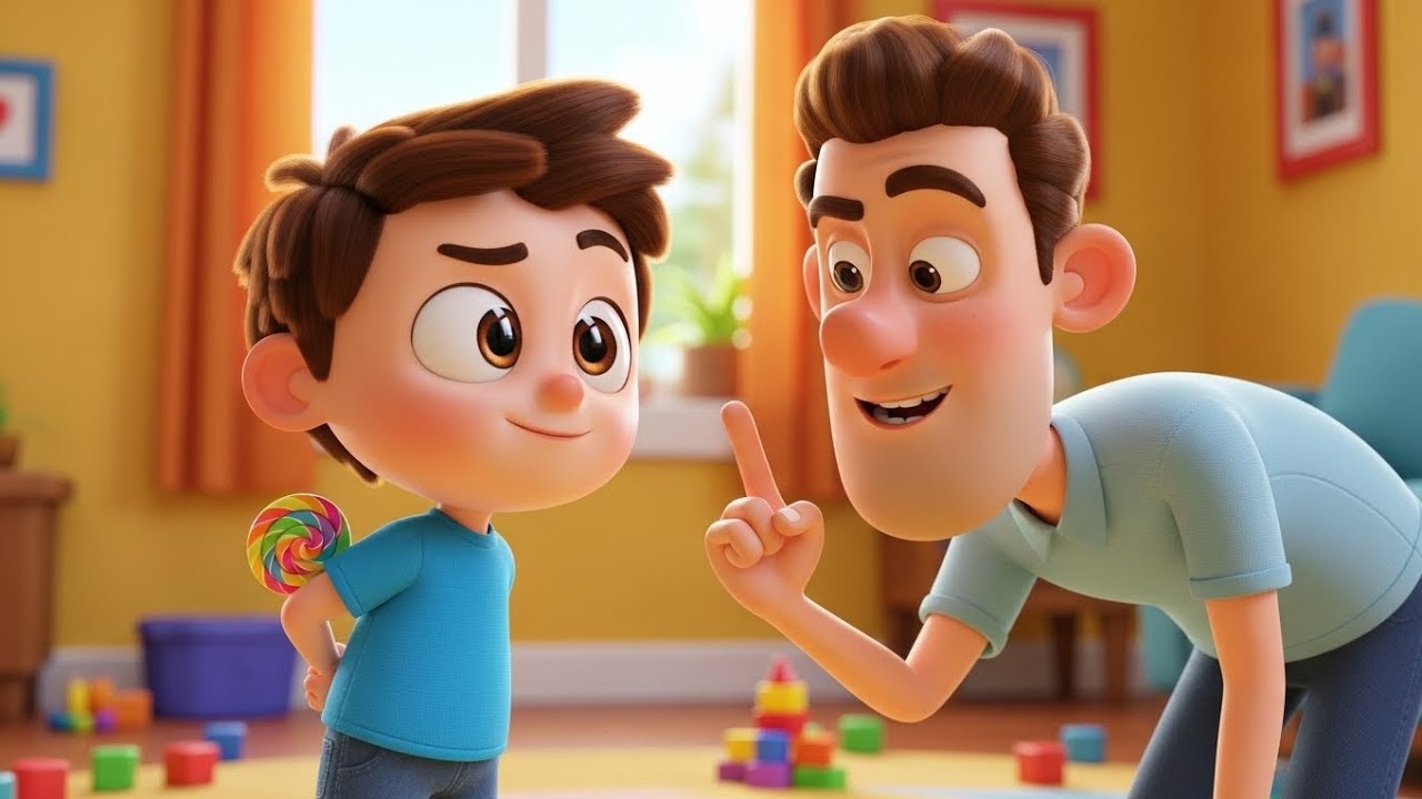 Johny Johny Yes Papa 👶| 3D Cartoon Rhyme for Kids | Nursery Rhymes #kidssongs #poem #nurseryrhymes  