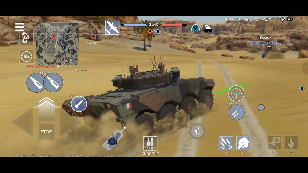 War Thunder Mobile Replay: Freccia 