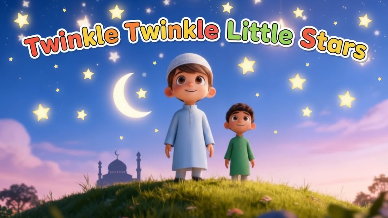 Twinkle Twinkle Little Stars ⭐ | Islamic Nursery Rhyme for Kids | Ayyan & Friends