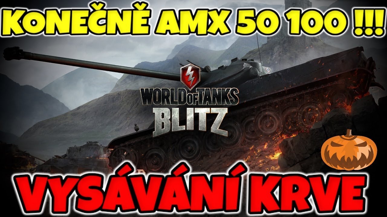 😎 Wot Blitz CZ - NOVÝ TANK V MOJÍ GARÁŽI !!! / Konečně jsem vyzkoumal AMX 50 100 !!!