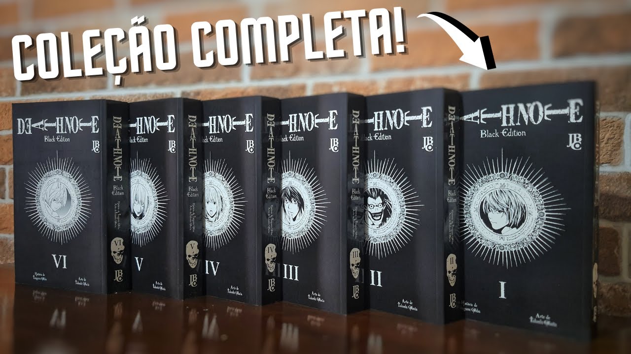 Mangás Death Note Black Edition - Coleção Completa!