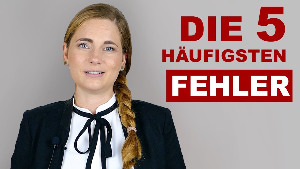 Die 5 häufigsten Fehler im Vorstellungsgespräch