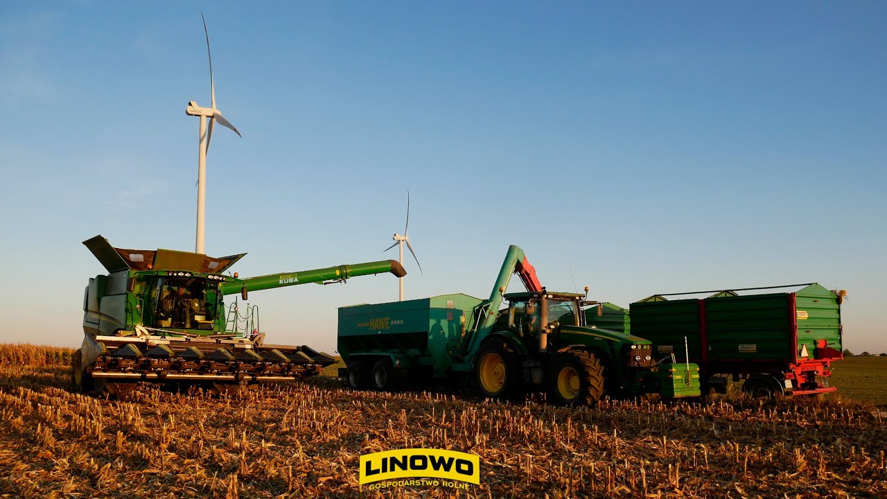 ☆KOSZENIE KUKURYDZY NA ZIARNO 2022!☆GOSPODARSTWO ROLNE LINOWO!☆6X JOHN DEERE☆2X STEYR☆CASE☆AGROKUBA☆