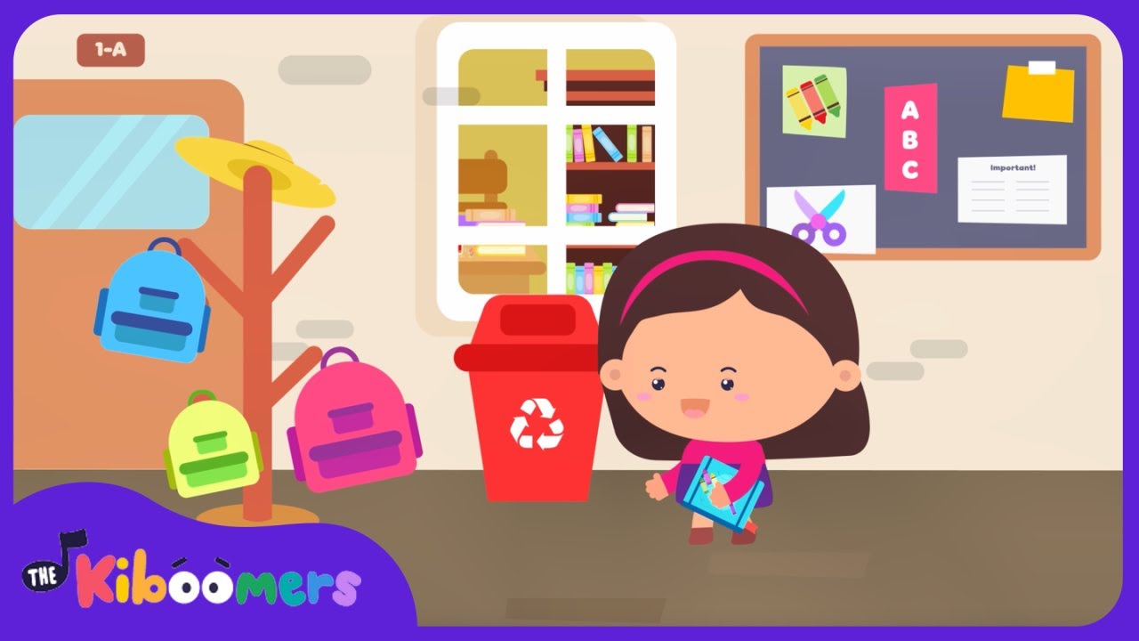 School Alphabet Song | ABCs in the Classroom for Kids | The Kiboomers