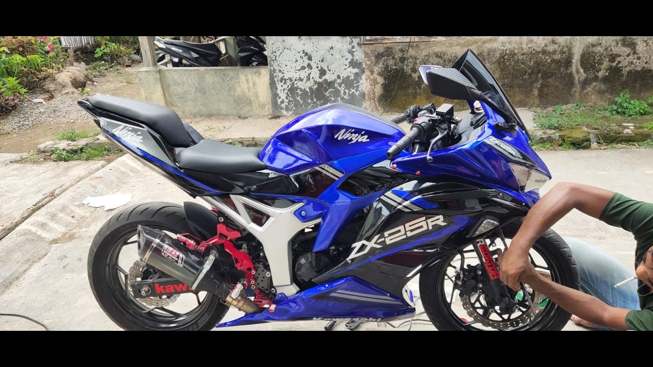 ganteng parah ninja mono SL bisa seganteng ini modif zx25r