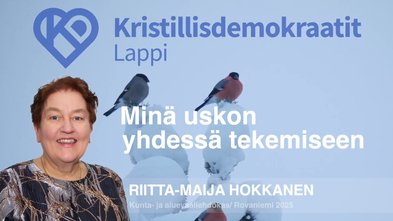 Riitta-Maija Hokkanen kuntavaalit 2025