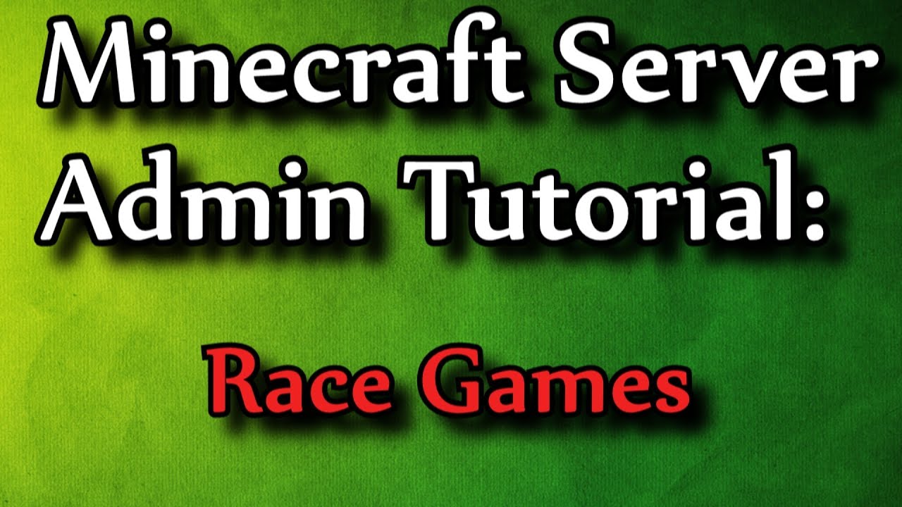 Minecraft Admin How-To: RaceGames (Horse Racing)