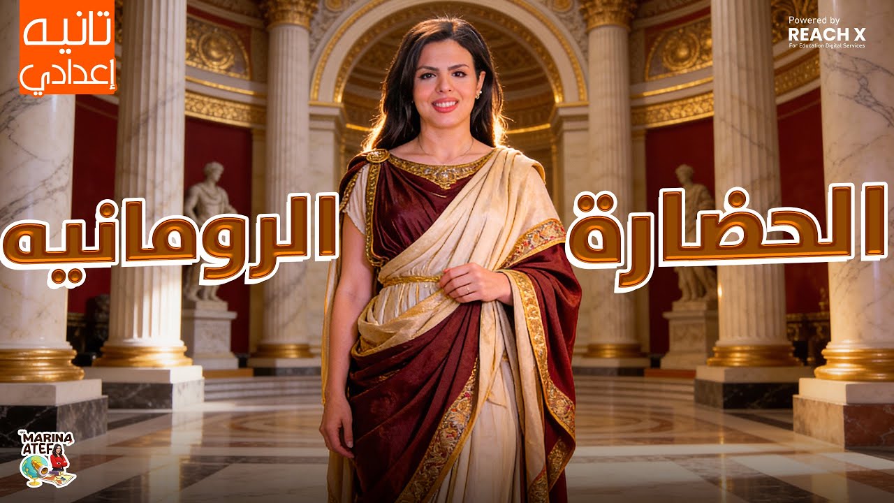 دراسات تانيه اعدادي 2026 | الحضارة الرومانية للصف الثانى الاعدادى | دراسات الصف الثاني الاعدادي