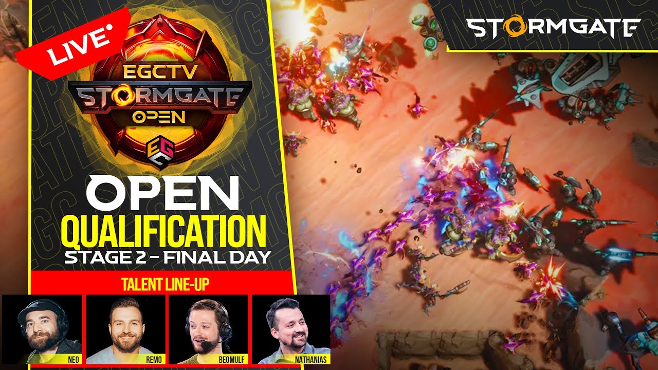 $10,000 EGC Stormgate Open - Day 2!