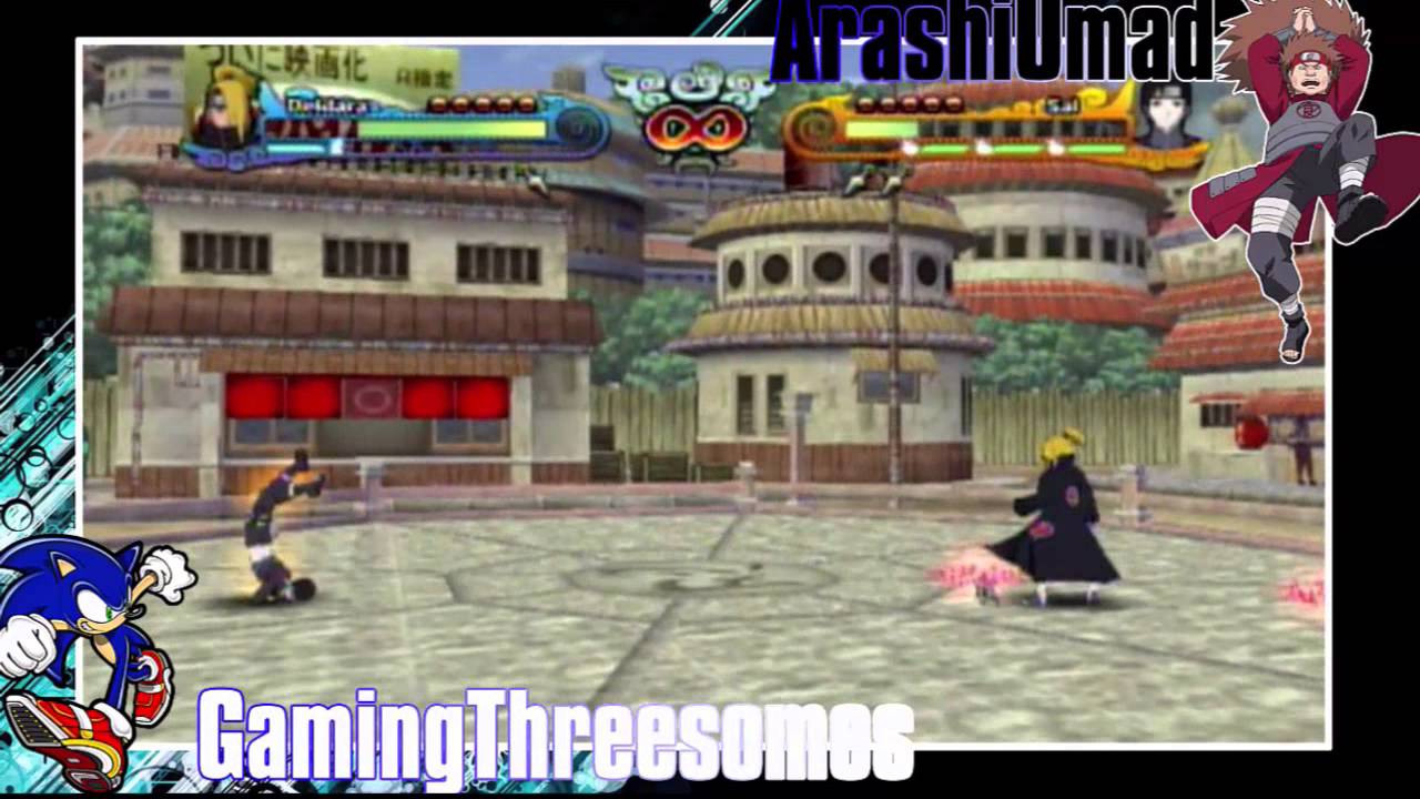 Naruto Shipuuden: Clash of a Ninja - Revolution 3:  Sai vs Deidara.