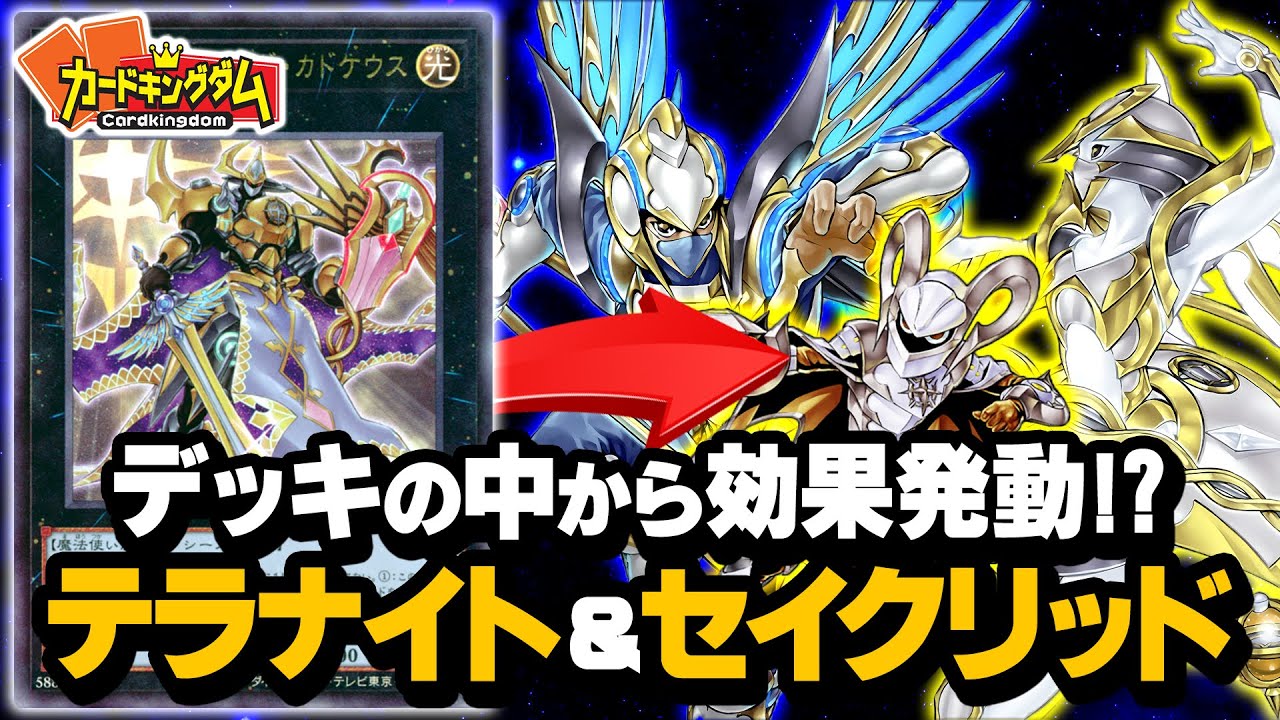 【遊戯王】自由自在なエクシーズ！デッキから効果を使う『テラナイト&セイクリッド』