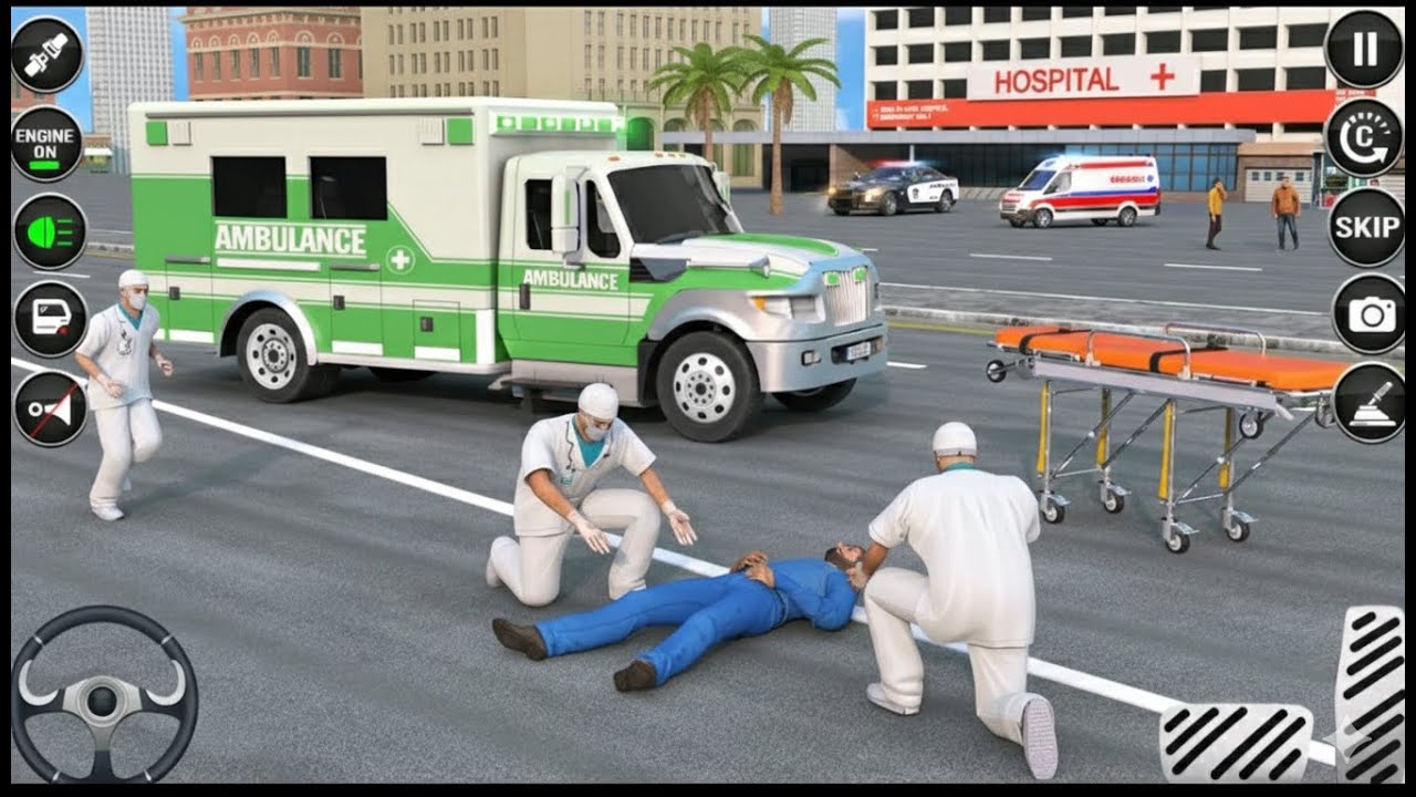 US 911 Emergency Ambulance Driving Simulator 🚨 | City Rescue Gameplay 2026 (Android)