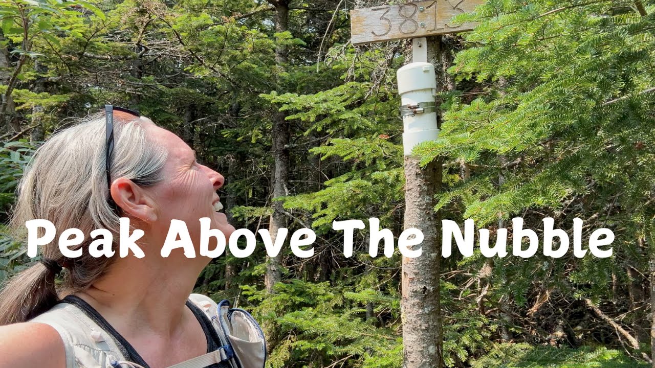 Hiking to the Peak Above the Nubble in the White Mountains