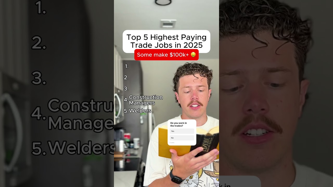 Top 5 Highest Paying Trade Jobs in 2025 #Trades #SalaryTransparency #Salary