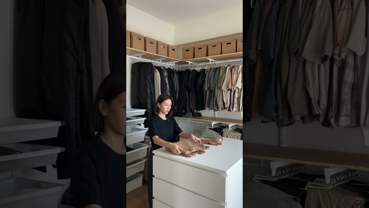 開放式衣櫃真好看