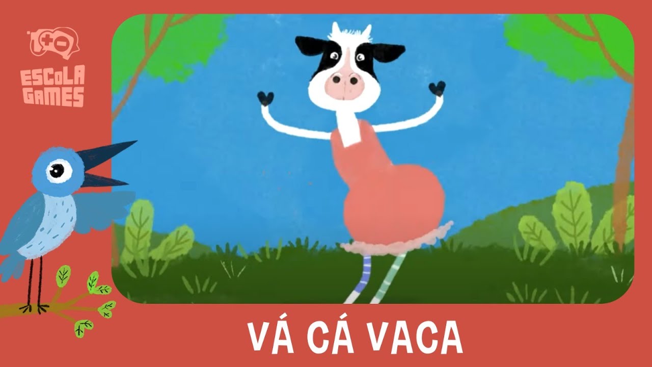 Vá Cá Vaca | Trava-Língua da Vaca | Escola Games