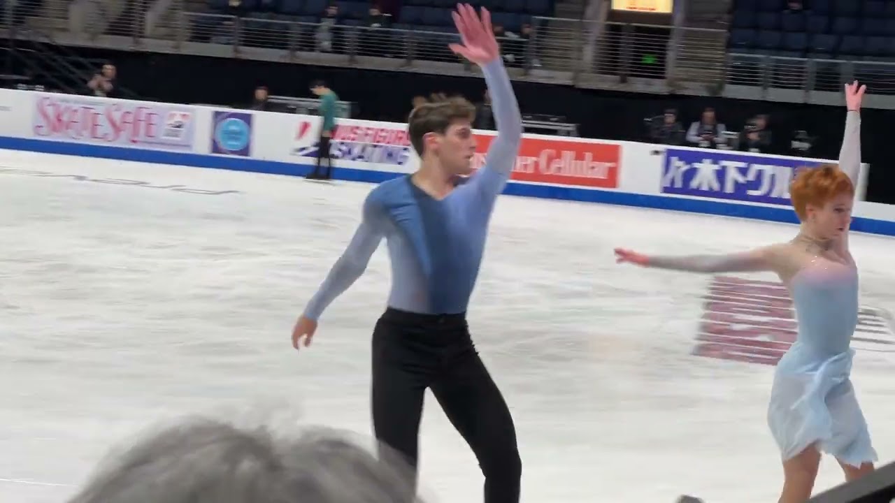 Evegenia Loparova/Geoffrey Brissaud Skate America 2023 Friday FD Practice