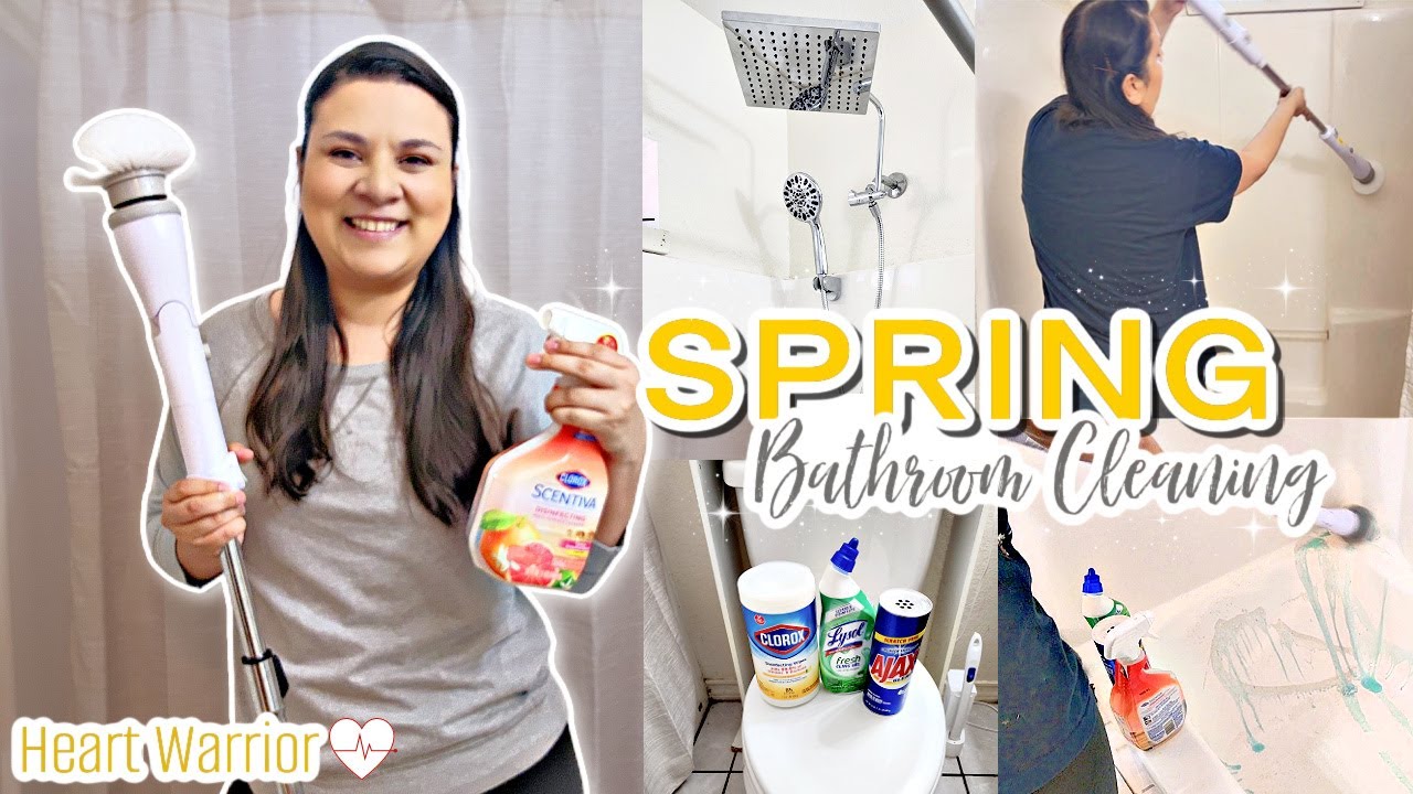 Spring Cleaning 2023. Bathroom Tidy Up. Bathtub Cleaning.