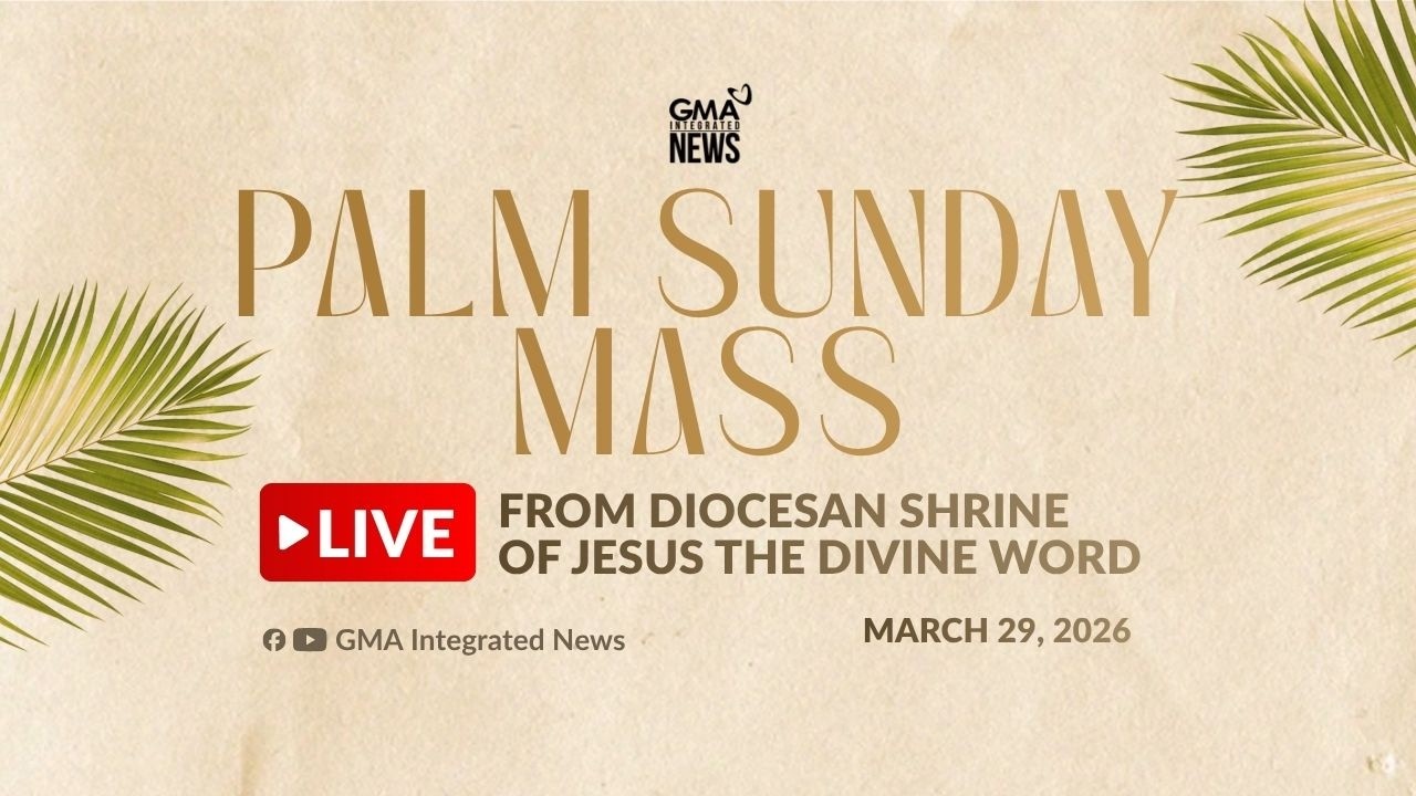 LIVE - Palm Sunday Mass at the Diocesan Shrine of Jesus... - Replay  | GMA Integrated News