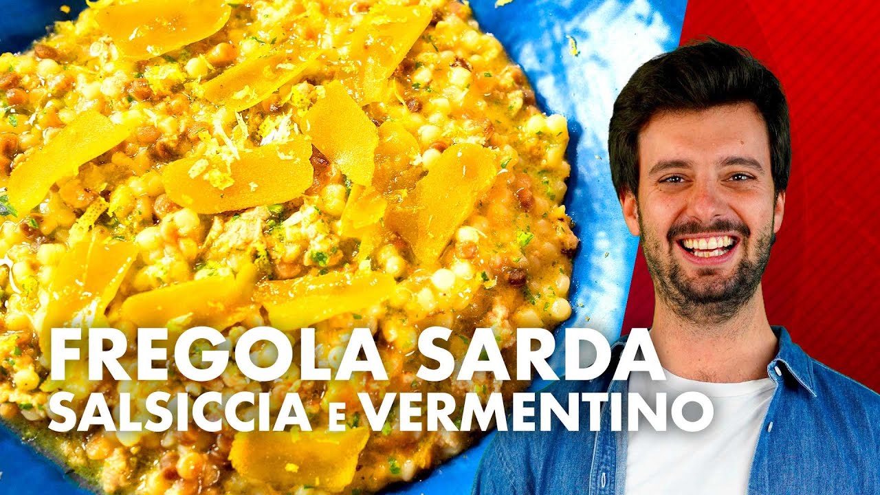 Fregola sarda: un delizioso piatto con salsiccia e bottarga!