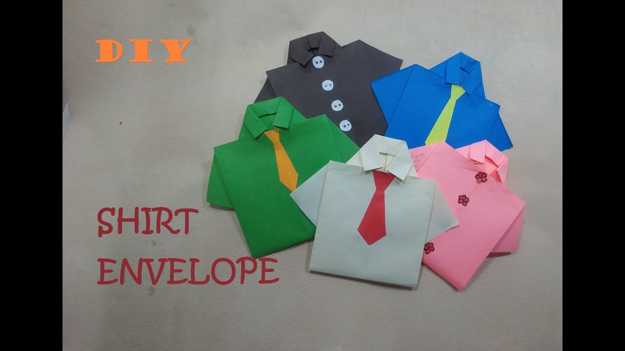 Cool Greeting Envelope Ideas | Shirt Envelope | DIY Birthday Card | Paper Craft | Origami
