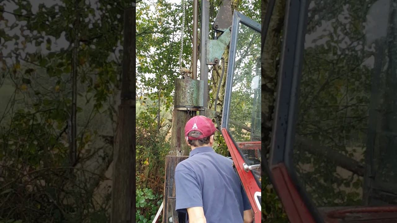 Parmiter Post Driver with added Post Location Plate