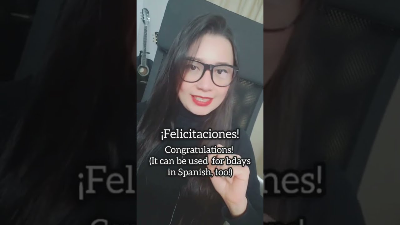 4 DIFFERENT WAYS TO SAY 'HAPPY BDAY' IN SPANISH #shorts