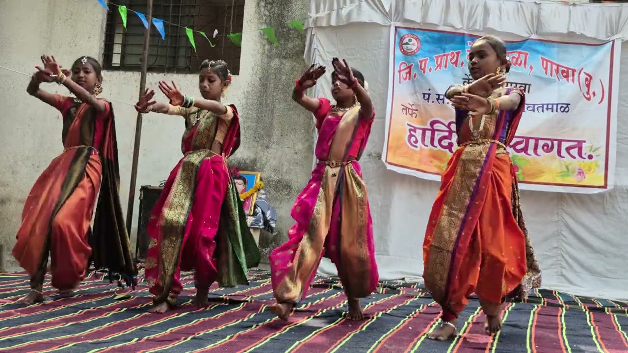 Z. P.Marathi shala parwa new maza pilu cha payechi payejan god lagte chimukla muliche dance parwa..