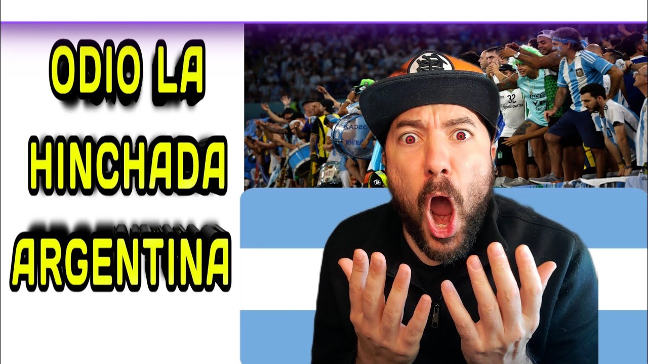 Español REACCIONA a ODIO LA HINCHADA ARGENTINA 🔴 COMO SON LOS ARGENTINOS