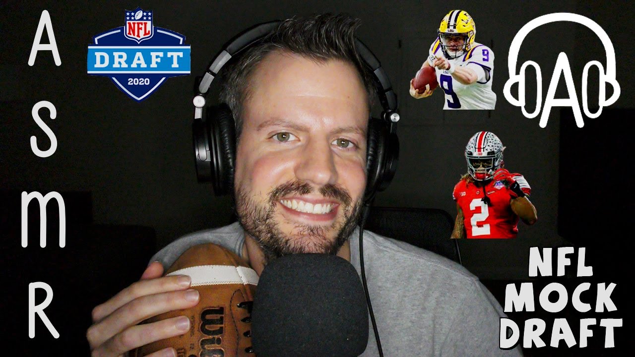 ASMR NFL Mock Draft Whisper, Tapping