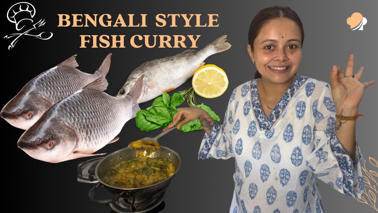BENGALI STYLE FISH CURRY WITH MUSTARD #cookingathome #devoshaan #devoleena #familyvlog #fishcurry