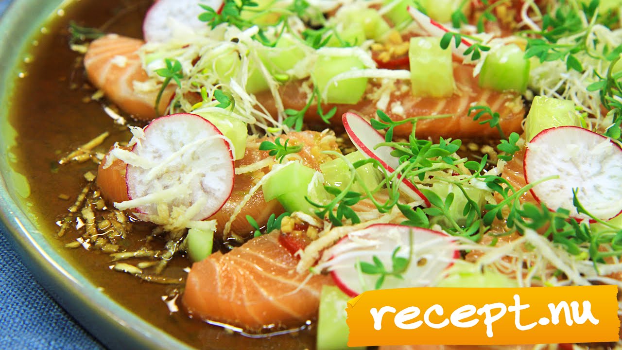 Mitt kök: Laxsashimi med chili & sojasås - TV4