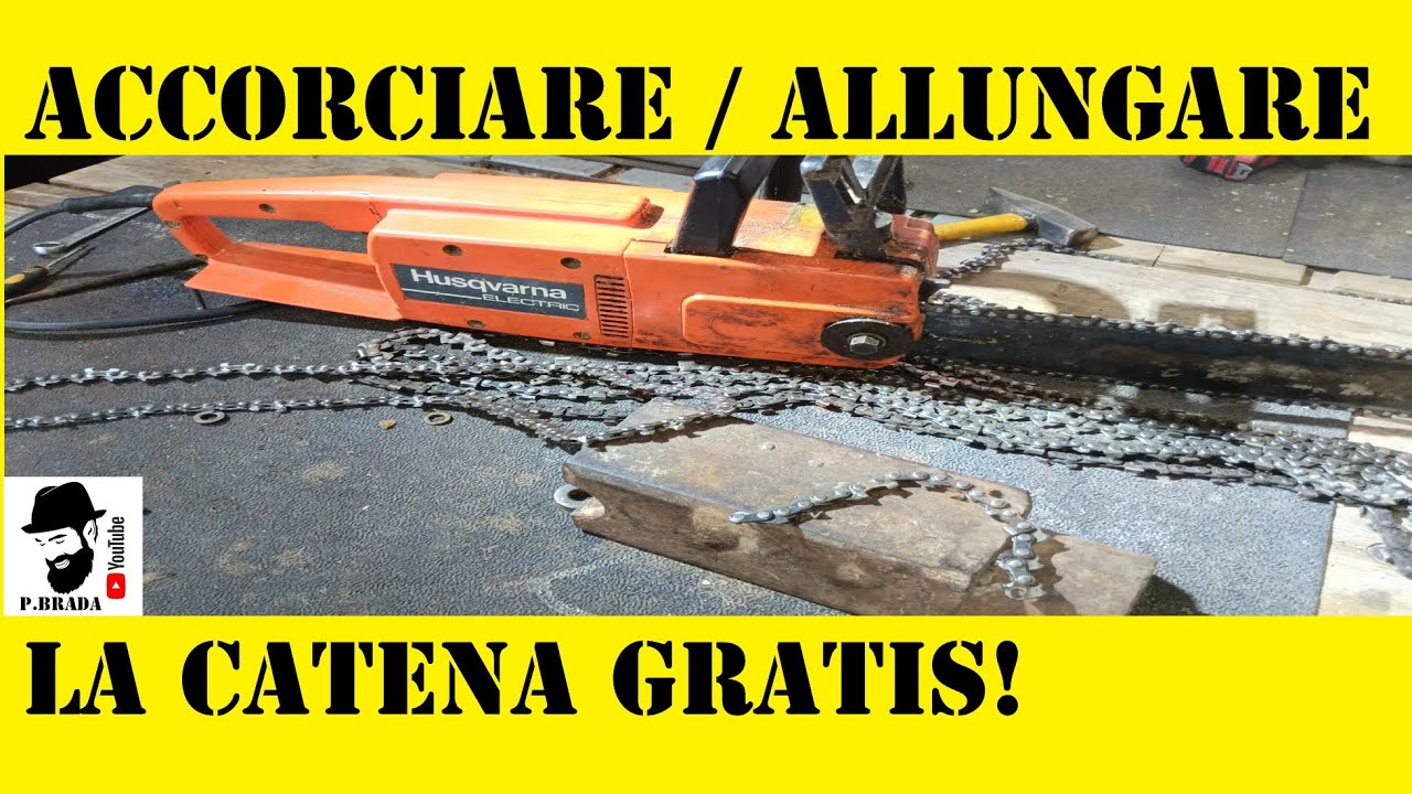 Catena motosega ecco come accorciarla o allungarla senza attrezzi costosi Fai da te