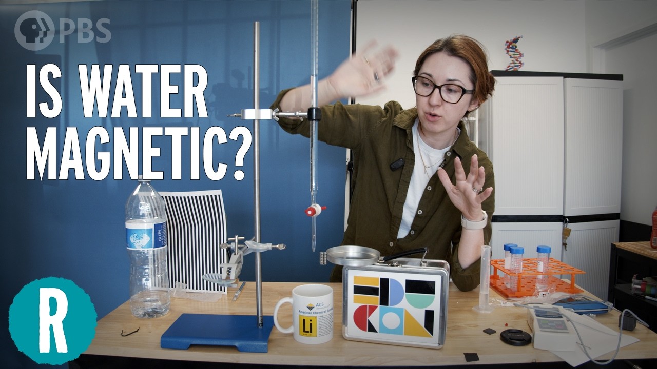 Magnets Can Bend Water