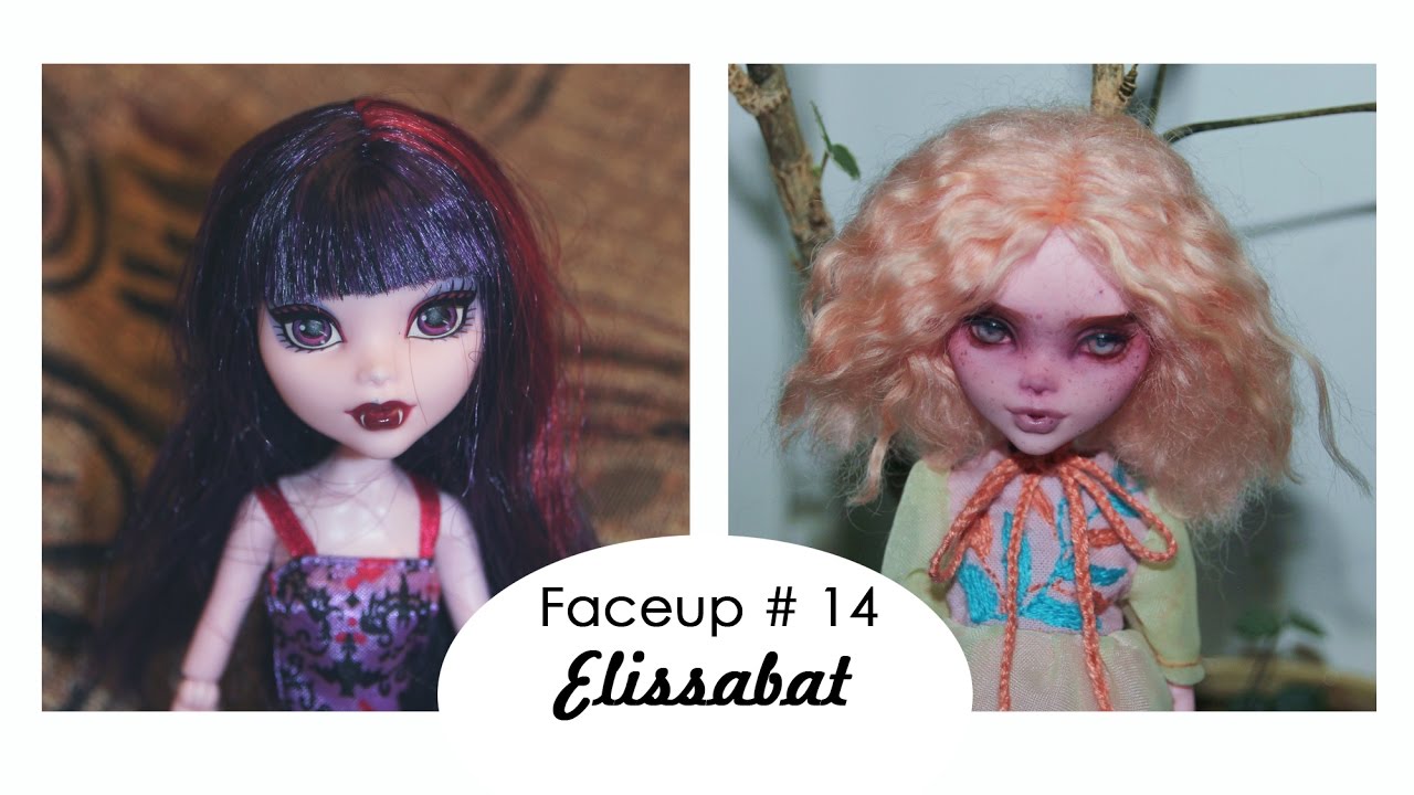 Monster High Elissabat OOAK Doll Repaint