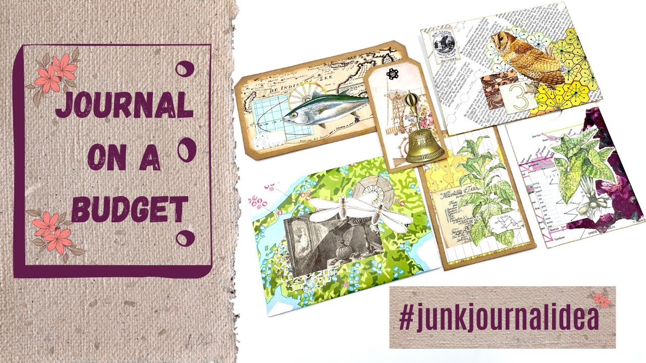 JUNKJOURNAL ON A BUDGET- MAKING EPHEMERA - USING ENCYCLOPEDIA PAGES #craft #papercraft #junkjournal