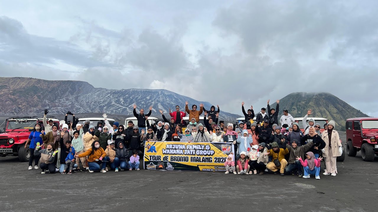Arjuna Family & Wahana Jati Group Tour de Bromo Malang 20-23 Februari 2026