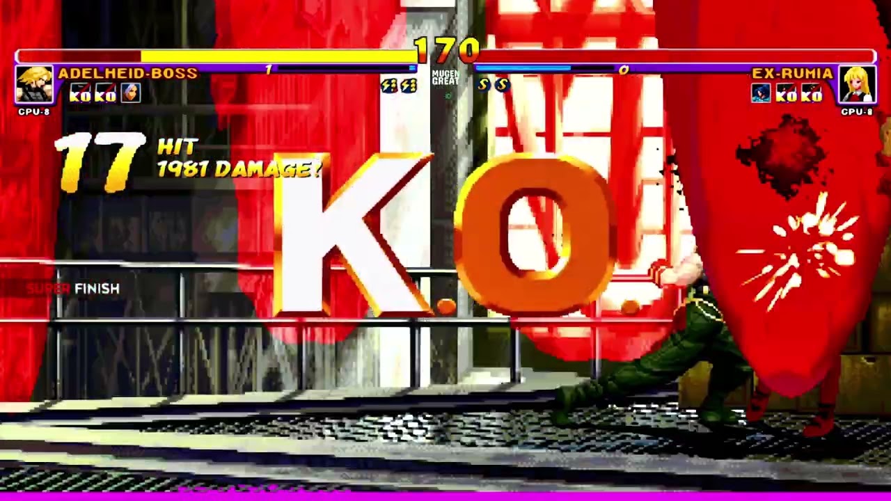 [KOF Mugen] HD Yami Kula, Iori Remake, Adel , Kyo 233 Vs Rober Keyser, Drakyola, Ex Rumia, Leona YS