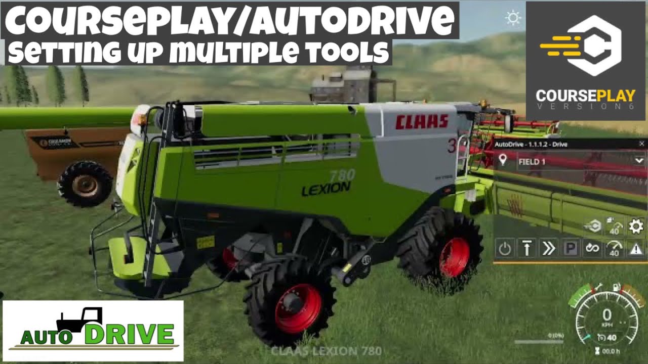 COURSEPLAY/AUTODRIVE FIELDWORK MULTIPLE TOOLS
