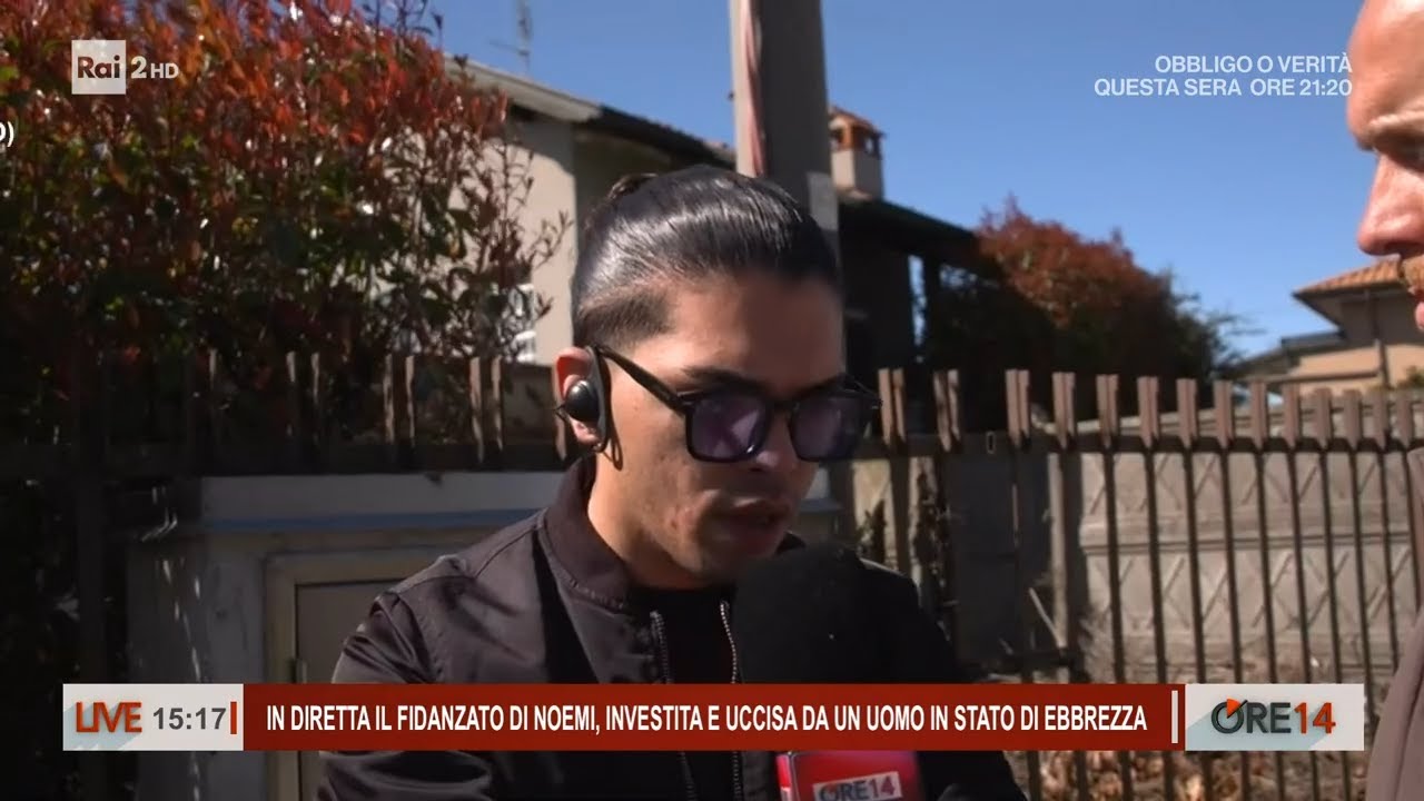 Noemi Fiordilino travolta e uccisa a 20 anni, parla il fidanzato - Ore 14 del 31/03/2025