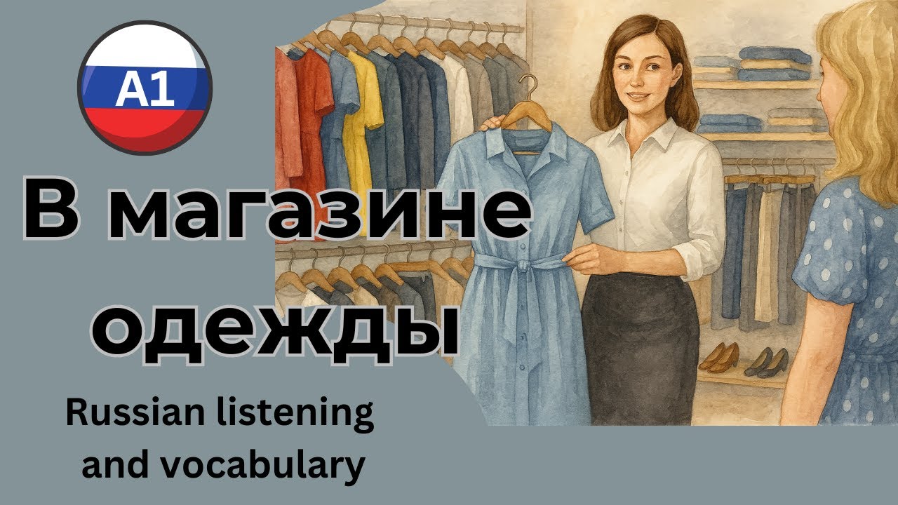 🎀 New Dress for the Party &ndash; Simple Russian Story for Beginners (A1)