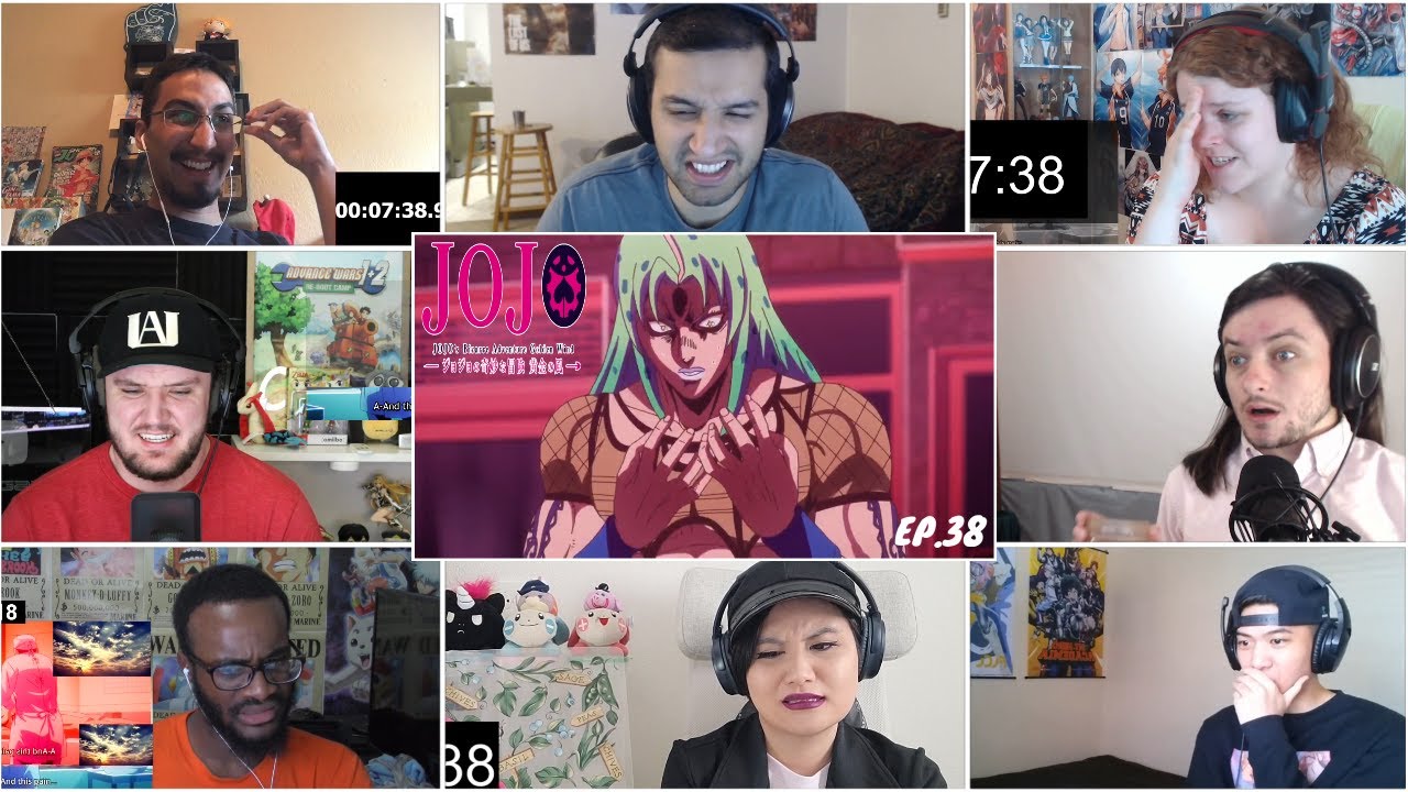 DIAVOLO'S INFINITE DEATH!!! JJBA Golden Wind: Part 5 Episode 38